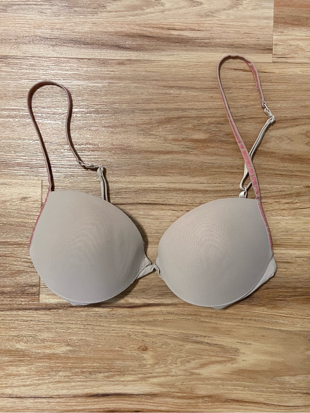 PINK Victoria's Secret Nude Light Pink T-Shirt Bra